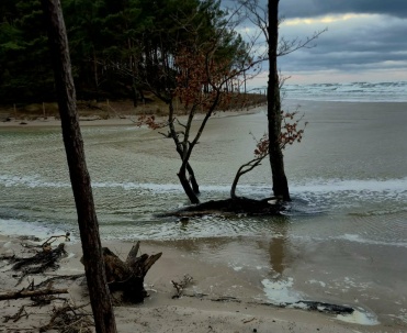 Wylew Piaśnicy &ndash; rzeka połączyła się z Bałtykiem